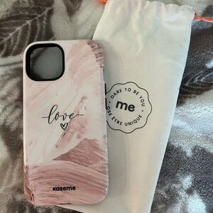 Pink Marble Phone Case